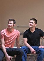 Jamie, Calvin and Oscar - hot studs in a gya threesome action by SeanCody