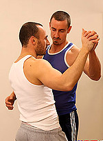 Hunk from UK gets facial by UKNakedmen