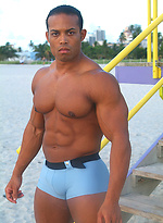 Emilio Santana, hot latino bodybuilder by Muscle Hunks