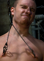 Christian Wilde in police uniform captures and fucks Sebastian Keys in bondage. by Bound Gods With Sebastian Keys,Christian Wilde