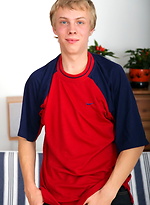 Blond teen boy shows butt and cock by Czech Boys