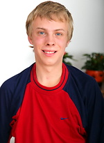 Blond teen boy shows butt and cock by Czech Boys