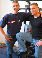 Straight brothers posing naked by Czech Boys