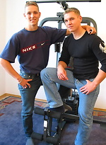 Straight brothers posing naked by Czech Boys