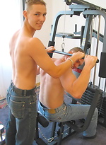 Straight brothers posing naked by Czech Boys