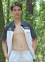 Cute czech twink posing nakerd outdoors by Czech Boys