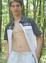 Cute czech twink posing nakerd outdoors by Czech Boys
