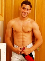 Muscled twink shows his uncut fat cock by Czech Boys