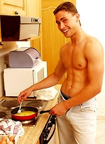 Muscled twink shows his uncut fat cock by Czech Boys
