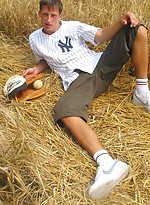 Cute jock shows his sexy ripped body outdoors by Czech Boys