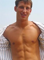 Cute jock shows his sexy ripped body outdoors by Czech Boys