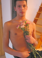 Hot brunette jacking off cock by Czech Boys