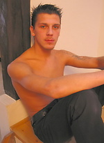 Hot brunette jacking off cock by Czech Boys