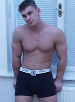 Straight muscle man naked by Czech Boys