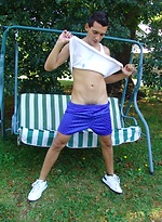 Naked european boy outdoors by Czech Boys