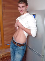 Naked euro twink jacking off cock by Czech Boys