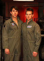 Two pilots jacking off by UKNakedmen