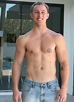 Cute frat jock posing by Frat Men