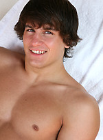 Cute frat jock Daniel posing by Frat Men