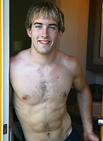 Cute frat jock posing by Frat Men
