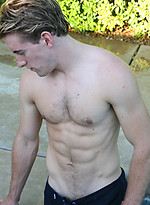 Cute frat jock posing by Frat Men