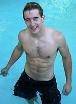 Cute frat jock posing by Frat Men