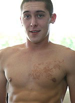 Cute muscled jock Ray naked by Frat Men