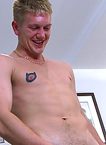 Blond Str8 lad - with a big handful of uncut meat by English Lads