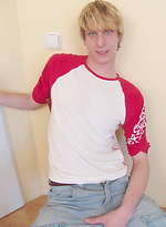 Blond twink jacking off by Czech Boys