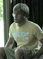 Sexy stud posing by Frat Men