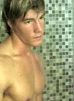Sexy stud posing by Frat Men
