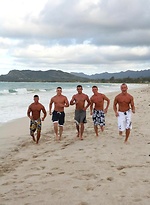 Hot sexy jocks posing by Frat Men