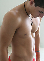 Sexy college boy Daniel naked by Frat Men