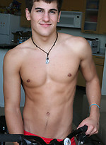 Sexy college boy Daniel naked by Frat Men