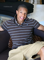 Ebony jock Ty naked by Frat Men