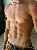 Mick shows his perfec ripped sixpack by Frat Men