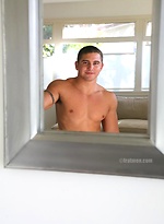 Charlie shows his big cut cock by Frat Men