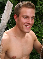 Blond muscle stud Weston by Frat Men