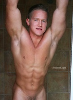 Hottest muscled jock Duncan shows his hard cock by Frat Men