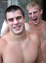 Griff and Abe jacking off by Frat Men