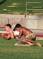 Kumar jacking off dick by Frat Men