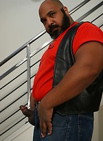 Chubby arabian bear Ali shows cock by Pantheon Bear