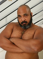 Chubby arabian bear Ali shows cock by Pantheon Bear