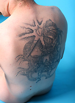 Horny tattoed college freshman John Demonstrates his fat dick by Cruiserboys