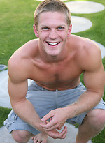 Kelan shows his sexy body by Frat Men