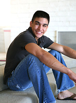 Diego, hot latino jock naked by Frat Men