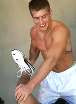 Nice collge dudes posing by Frat Men