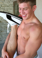 Nice collge dudes posing by Frat Men