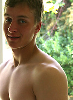 Nice collge dude posing by Frat Men