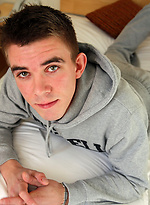 British lad Luke Piper wanks on camera for the first time by Bentley Race
